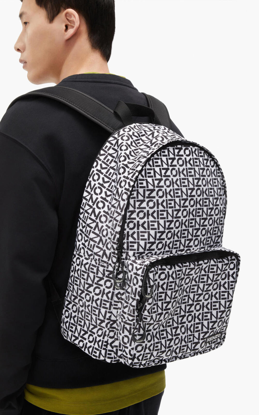 Kenzo Repeat Mochila Hombre Blancas | 9053824-KX